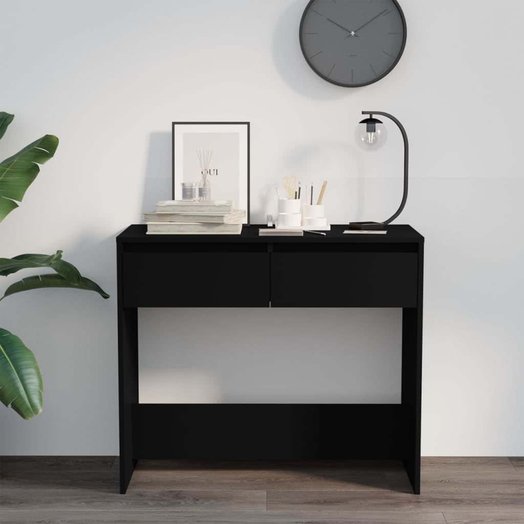 Konsollbord Svart 89X41X76,5 Cm Stål