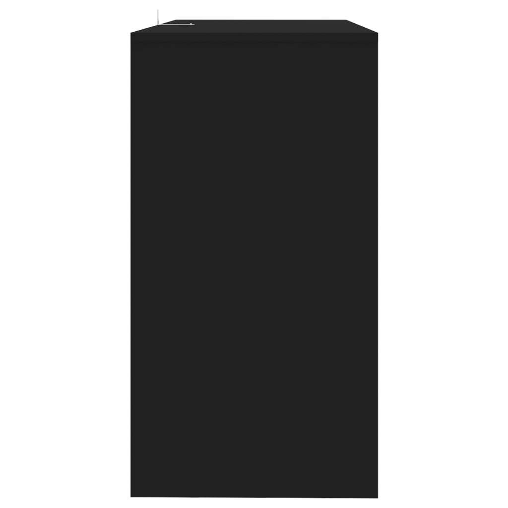 Konsollbord Svart 89X41X76,5 Cm Stål
