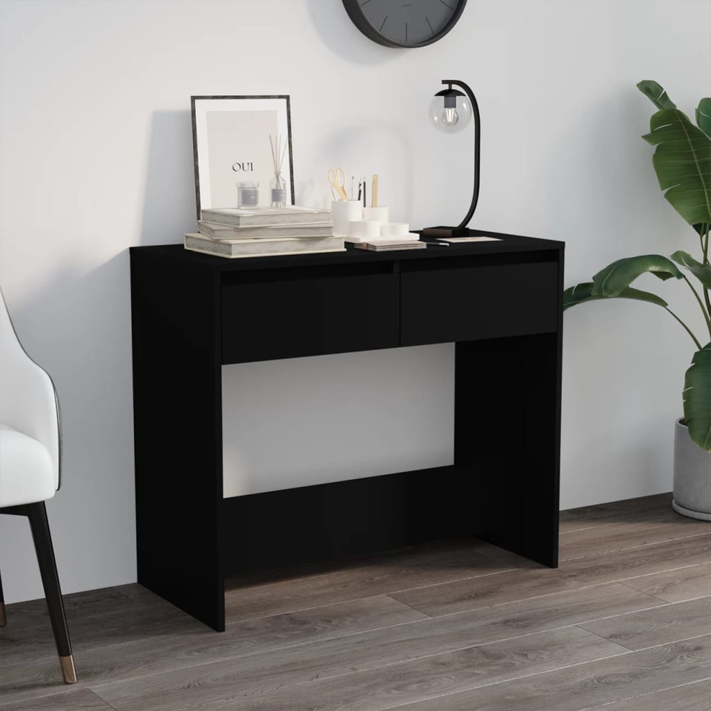 Konsollbord Svart 89X41X76,5 Cm Stål