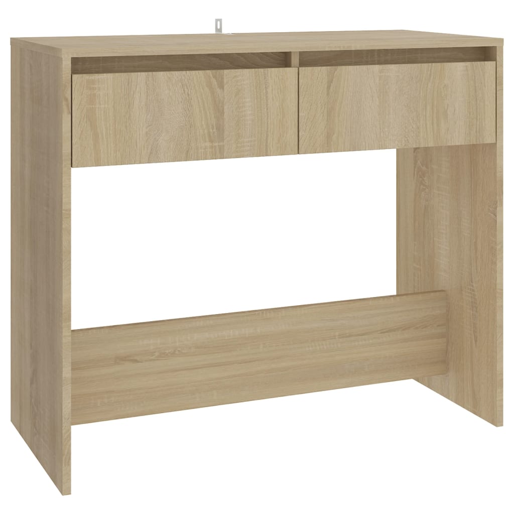 Konsollbord Sonoma Eik 89X41X76,5 Cm Konstruert Tre
