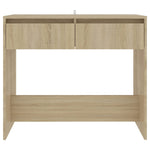 Konsollbord Sonoma Eik 89X41X76,5 Cm Konstruert Tre