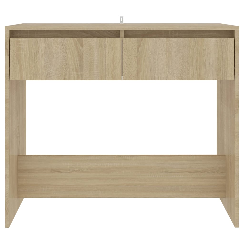 Konsollbord Sonoma Eik 89X41X76,5 Cm Konstruert Tre