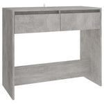 Konsollbord Betonggrå 89X41X76,5 Cm Konstruert Tre