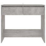 Konsollbord Betonggrå 89X41X76,5 Cm Konstruert Tre