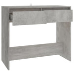 Konsollbord Betonggrå 89X41X76,5 Cm Konstruert Tre