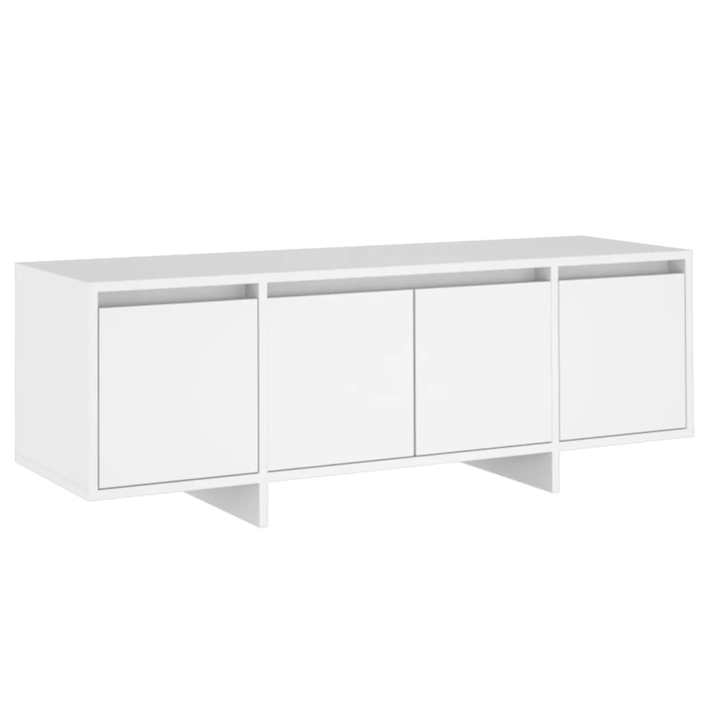 Tv-Benk Hvit 120X30X40,5 Cm Konstruert Tre