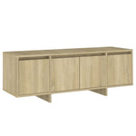 Tv-Benk Sonoma Eik 120X30X40,5 Cm Konstruert Tre