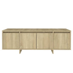 Tv-Benk Sonoma Eik 120X30X40,5 Cm Konstruert Tre