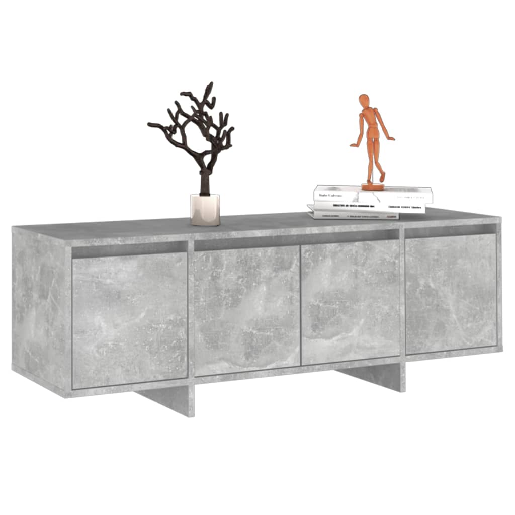 Tv-Benk Betonggrå 120X30X40,5 Cm Konstruert Tre