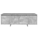 Tv-Benk Betonggrå 120X30X40,5 Cm Konstruert Tre