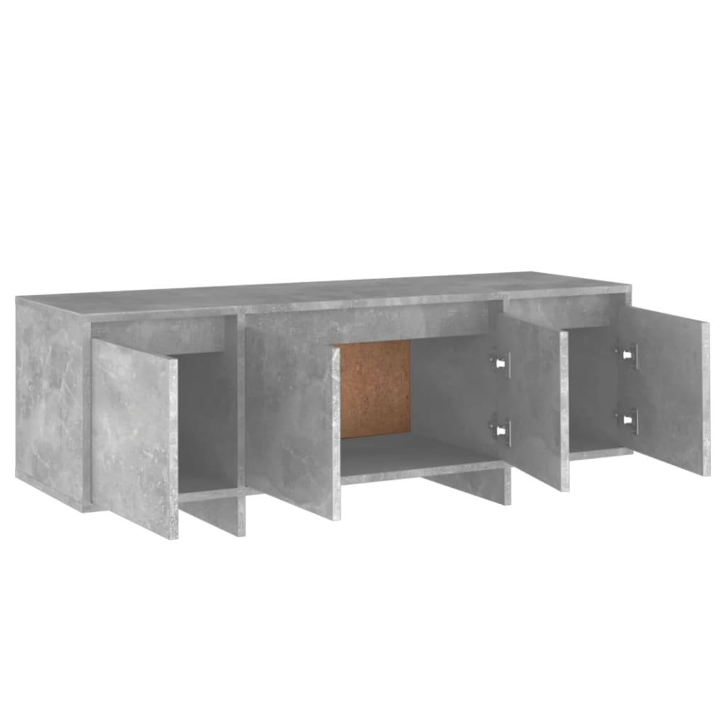 Tv-Benk Betonggrå 120X30X40,5 Cm Konstruert Tre