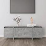 Tv-Benk Betonggrå 120X30X40,5 Cm Konstruert Tre