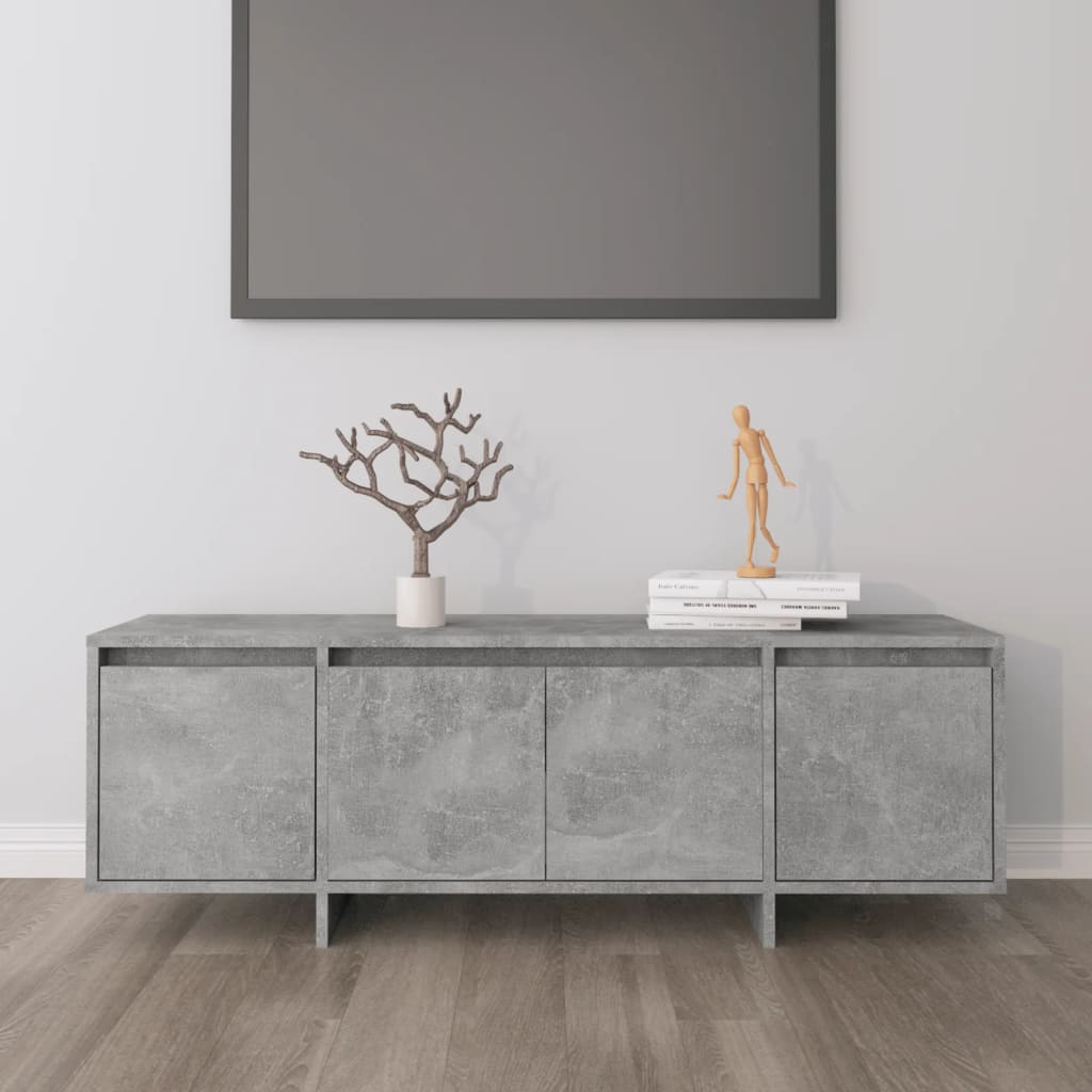 Tv-Benk Betonggrå 120X30X40,5 Cm Konstruert Tre