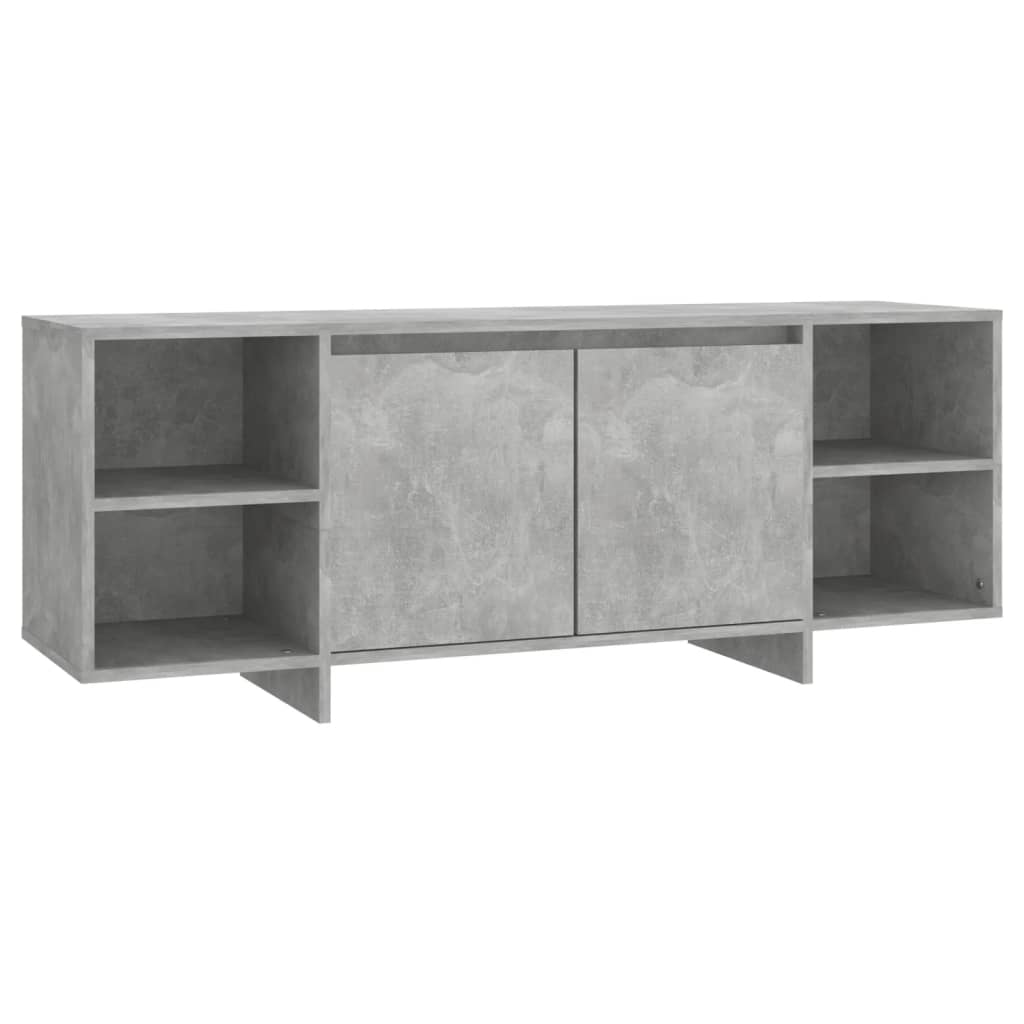 Tv-Benk Betonggrå 130X35X50 Cm Konstruert Tre