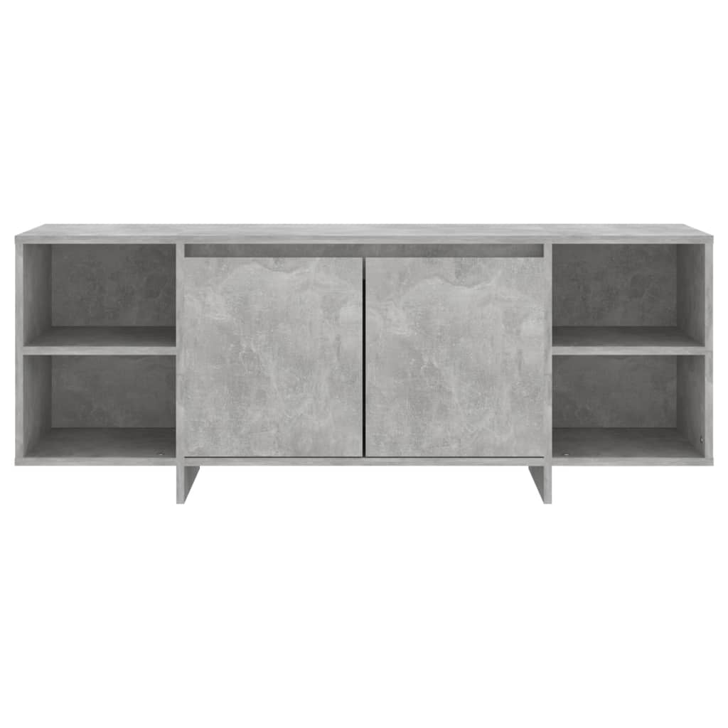 Tv-Benk Betonggrå 130X35X50 Cm Konstruert Tre
