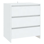 Skjenk Hvit 70X41X75 Cm Konstruert Tre
