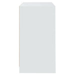 Skjenk Hvit 70X41X75 Cm Konstruert Tre