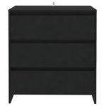 Skjenk Svart 70X41X75 Cm Konstruert Tre
