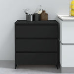 Skjenk Svart 70X41X75 Cm Konstruert Tre