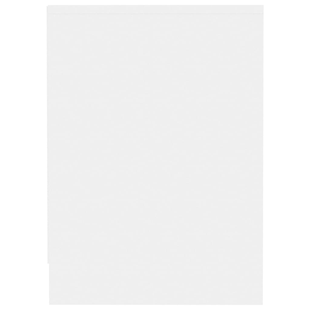 Tv-Benk Hvit 102X37,5X52,5 Cm Konstruert Tre