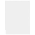 Tv-Benk Hvit 102X37,5X52,5 Cm Konstruert Tre