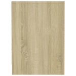 Tv-Benk Sonoma Eik 102X37,5X52,5 Cm Konstruert Tre
