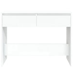 Konsollbord Hvit 100X35X76,5 Cm Konstruert Tre