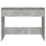 Salongbord Betonggrå 100X35X76,5 Cm Konstruert Tre