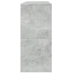 Salongbord Betonggrå 100X35X76,5 Cm Konstruert Tre