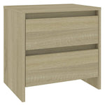 Nattbord Sonoma Eik 45X34,5X44,5 Cm Konstruert Tre