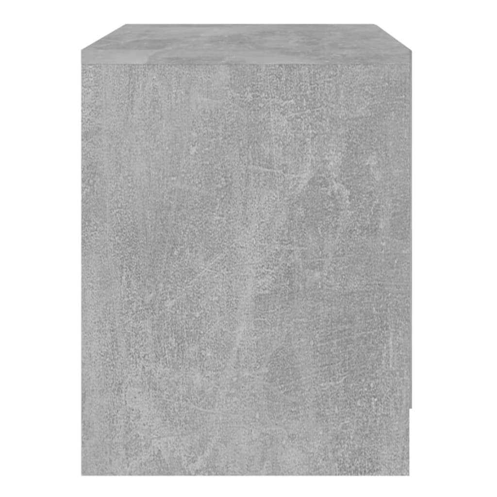 Nattbord Betonggrå 45X34,5X44,5 Cm Konstruert Tre