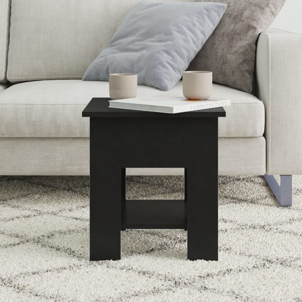 Salongbord Svart 40X40X42 Cm Konstruert Tre