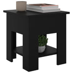 Salongbord Svart 40X40X42 Cm Konstruert Tre