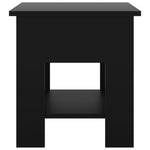 Salongbord Svart 40X40X42 Cm Konstruert Tre