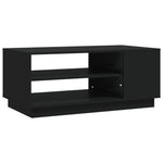 Salongbord Svart 102X55X43 Cm Konstruert Tre