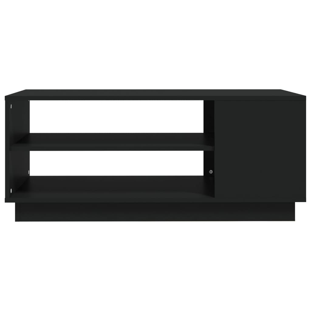 Salongbord Svart 102X55X43 Cm Konstruert Tre