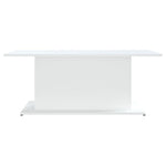 Salongbord Hvit 102X55,5X40 Cm Konstruert Tre