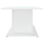 Salongbord Hvit 102X55,5X40 Cm Konstruert Tre