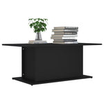 Salongbord Svart 102X55,5X40 Cm Konstruert Tre