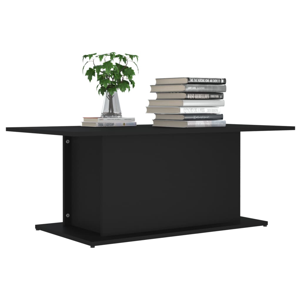Salongbord Svart 102X55,5X40 Cm Konstruert Tre