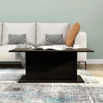 Salongbord Svart 102X55,5X40 Cm Konstruert Tre