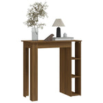 Barbord Med Hylle Brun Eik 102X50X103,5 Cm Konstruert Tre