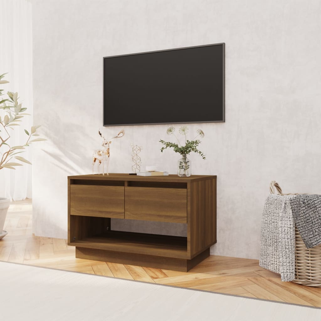 Tv-Benk Sonoma Eik 70X41X44 Cm Konstruert Tre