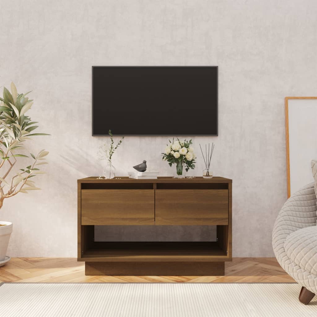 Tv-Benk Sonoma Eik 70X41X44 Cm Konstruert Tre