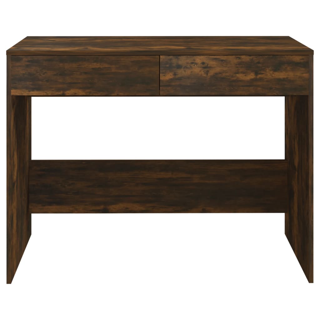 Skrivebord Røkt Eik 101X50X76,5 Cm Sponplate