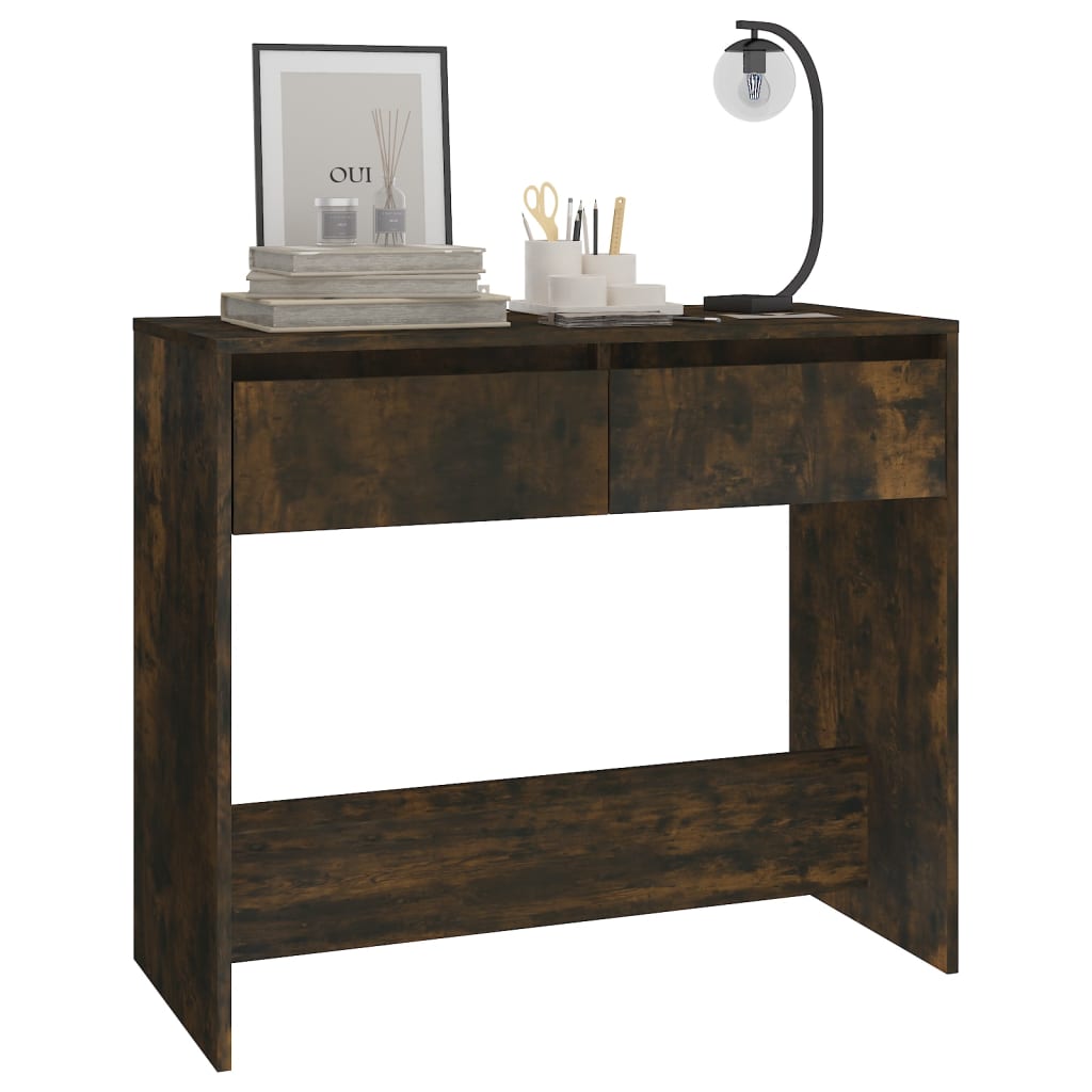 Konsollbord Røkt Eik 89X41X76,5 Cm Konstruert Tre