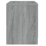 Nattbord Grå Sonoma Eik 45X34,5X44,5 Cm Konstruert Tre