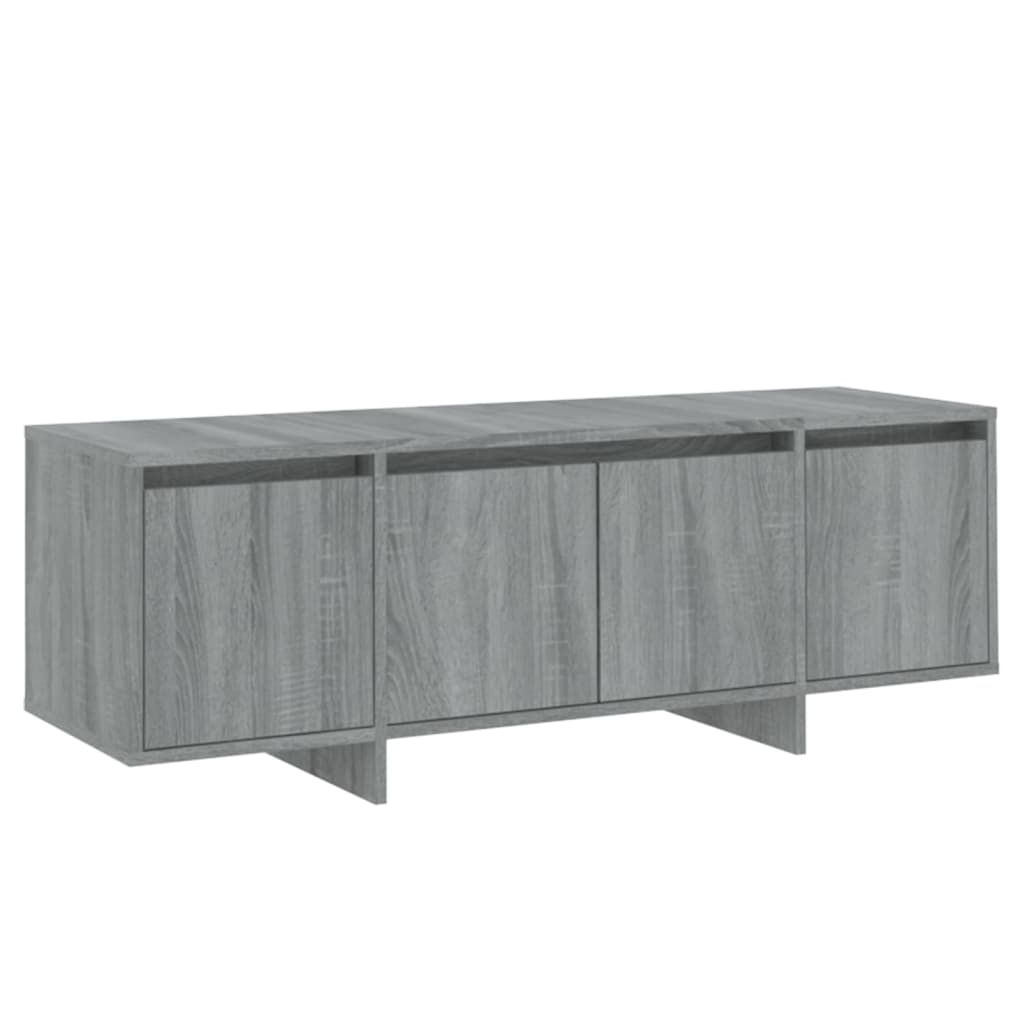 Tv-Benk Grå Sonoma Eik 120X30X40,5 Cm Konstruert Tre