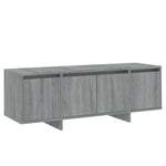 Tv-Benk Grå Sonoma Eik 120X30X40,5 Cm Konstruert Tre