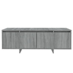 Tv-Benk Grå Sonoma Eik 120X30X40,5 Cm Konstruert Tre
